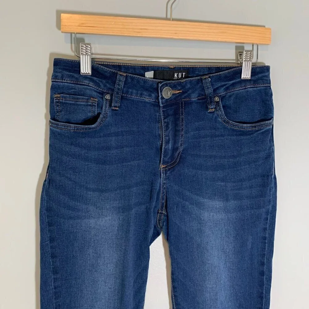 Kut From The Kloth Donna Ankle Skinny Jeans Women Size 4 Dark Wash Stretch Denim